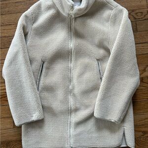 Zara Kids Cream Fleece Jacket